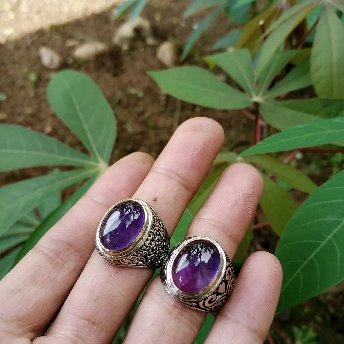 link co cincin kecubung amethyst Kalimantan