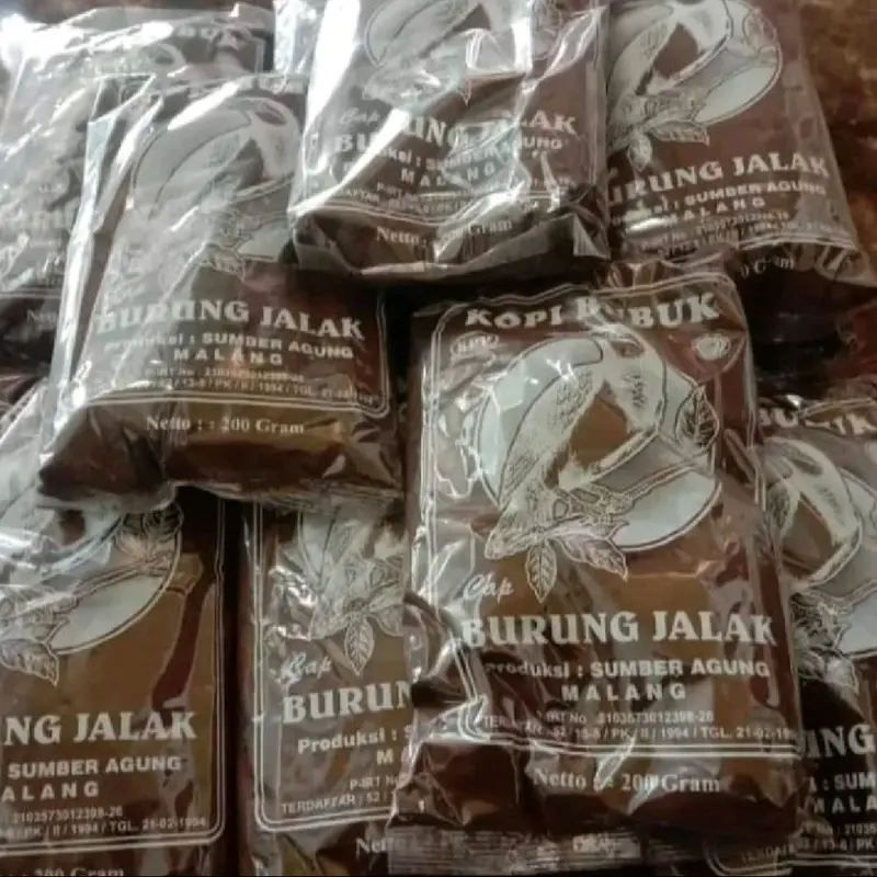 1kg kopi bubuk cap burung jalak kopi bubuk murni tanpa campuran asli kopi hitam kopi tanpa gula kopi murni 4