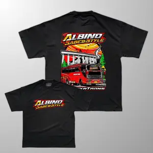 Kaos Bus Mania Albino Sabeb Style Sanjaya Trans Baju Anak Laki Laki Free Sticker Distro Combed 30s