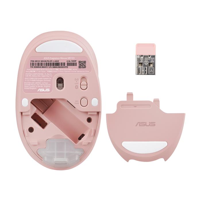 ASUS Fragrance Dual Mode Bluetooth Wireless Mouse MD101 - Rose Clay