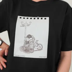 Kaos Graphic "Simply Basic Becak Tunjungan Graphic Tee"