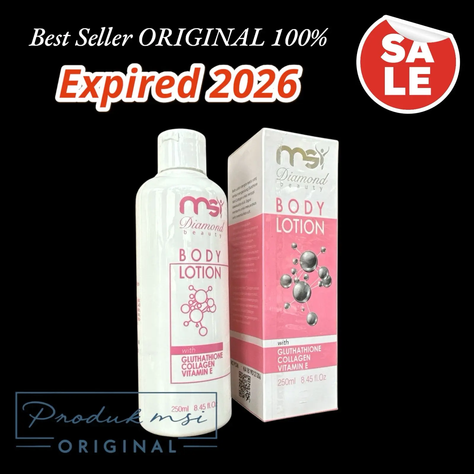 PRODUK MSI BODY LOTION MSI ORIGINAL KAKI KERING DAN PECAH PECAH Tangan