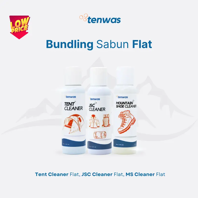 Bundling Sabun Tenda, Jaket, Sleeping Bag, Carrier & Sepatu Cleaner Shoe 0