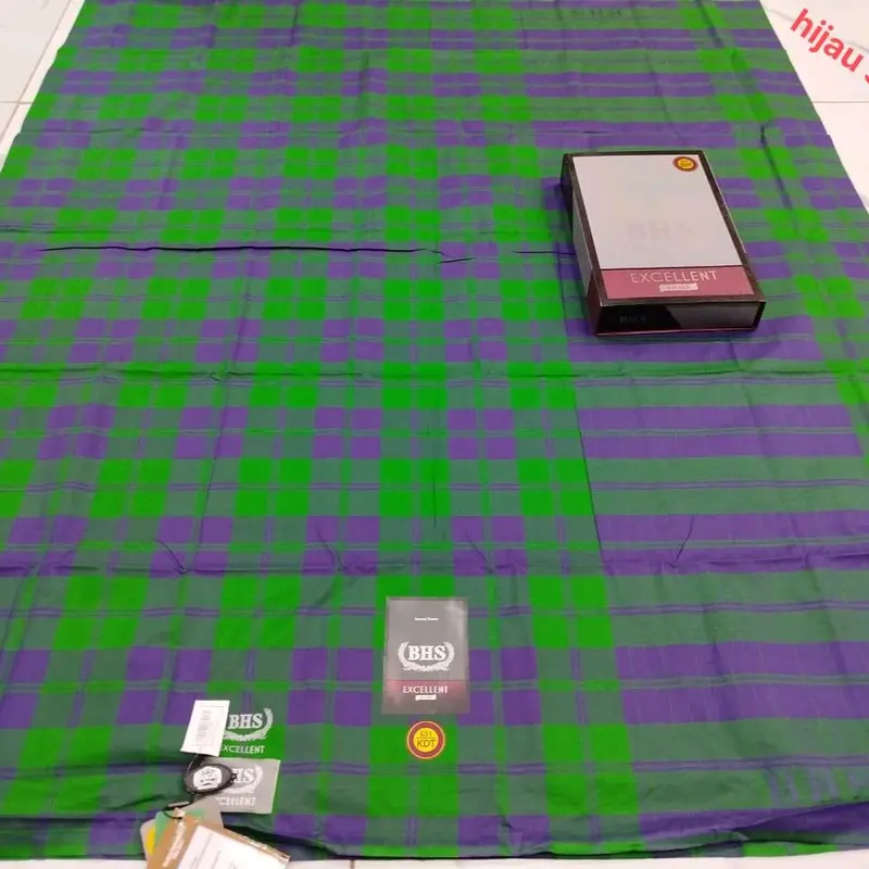 Sarung BHS Excellent KDT Olive Tua Kotak besar/ Original 1