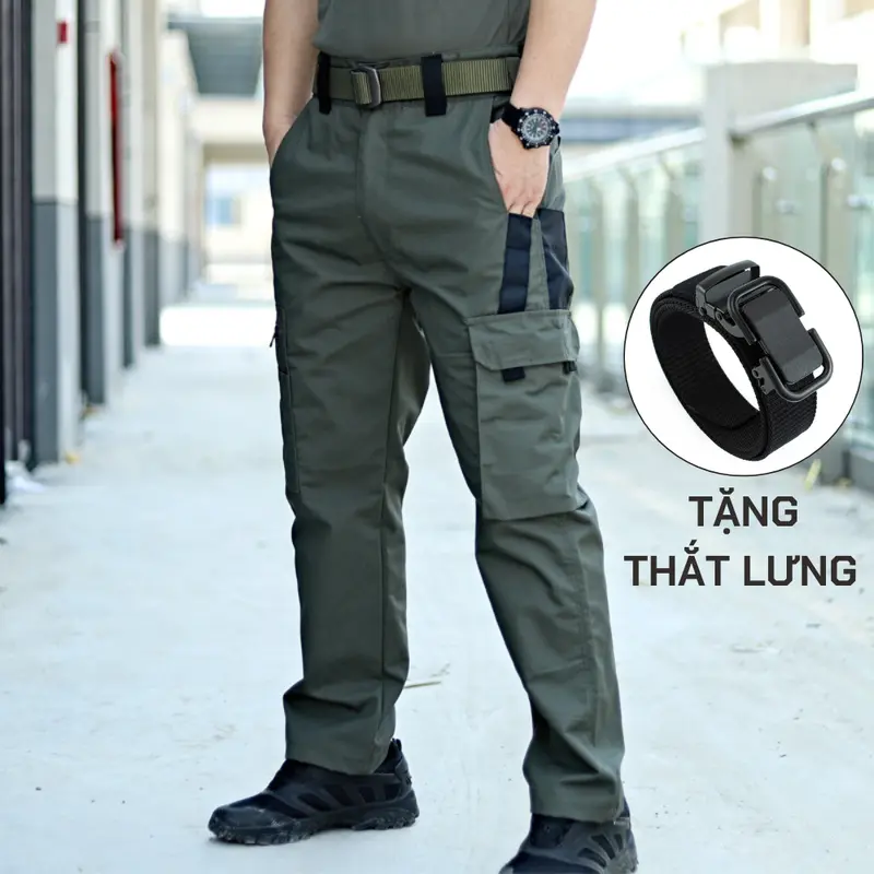 Quần Chiến Thuật TPE, Quần Túi Hộp Kỹ Thuật Ống Rộng (046) 0