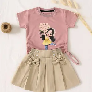 SELINA-Setelan Rok Anak Perempuan 1-10 Tahun/ Setrok Kaos  Rok/ Baby Tery / Catton Drill / Korean Style/ Anak Perempuan/ Setelan anak