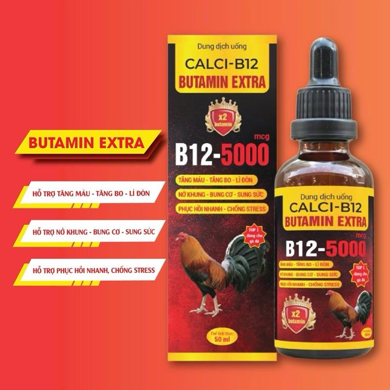  Butamin Extra 100ml - B12-5000 Tăng Cường Sức Khỏe Gà Đá Bổ Gan Hỗ Trợ Nở Cơ Sung Sức Ra Đòn Mạnh Mẽ 