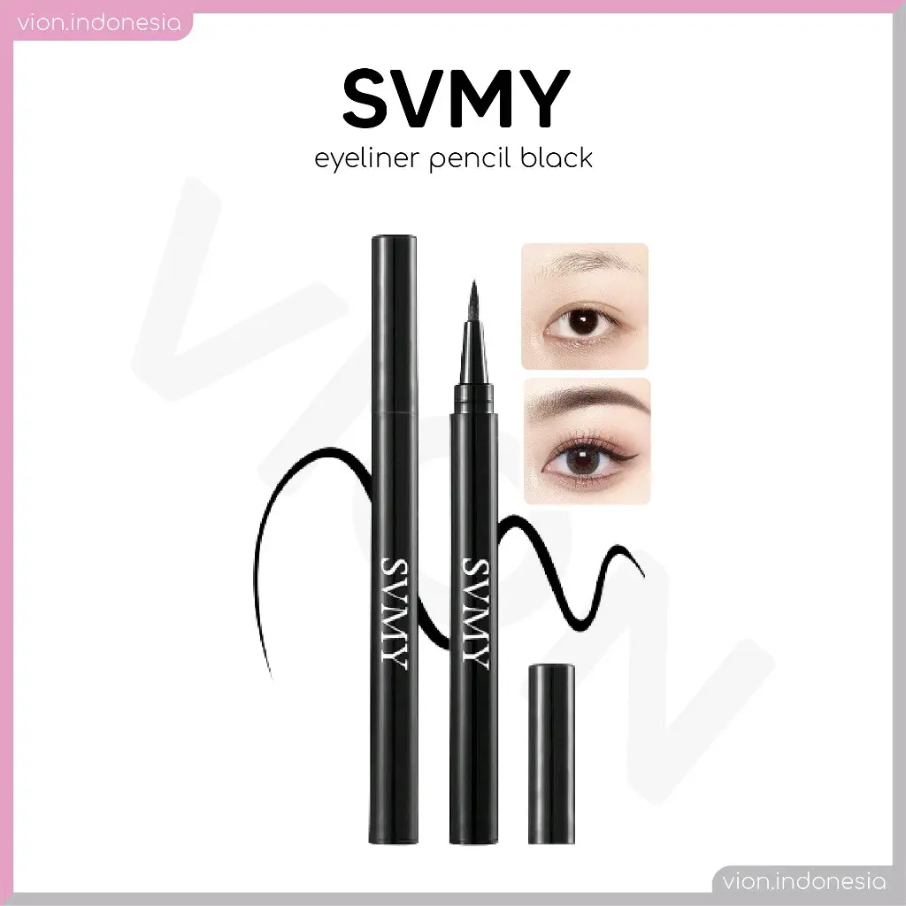PAKET HEMAT 2PCS Eyeliner Hitam SVMY Waterproof Long Lasting