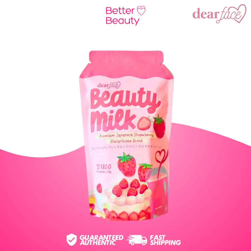 beauty milk premium japanese strawberry glutathione drink DEAR FACE Beauty Milk Strawberry – Glutathione Whitening Collagen Drink beauty milk premium japanese strawberry glutathione drink DEAR FACE Beauty Milk Strawberry – Glutathione Whitening Collagen Drink