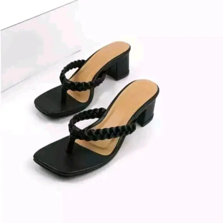 Sandal Wanita Hak Tahu 5cm Jepit Kepang terbaru jepitwanita 1