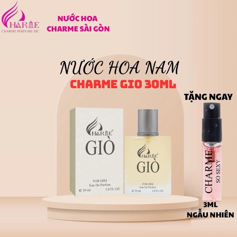 CHARME PERFUME - Nước Hoa Charme Giò 30ml + Nước Hoa 3ML  Mùi Ngẫu Nhiên . Thơm Mát Hương Mùa Hè  Nam Xài Đựơc Và Nữ Cá Tính Xài Được