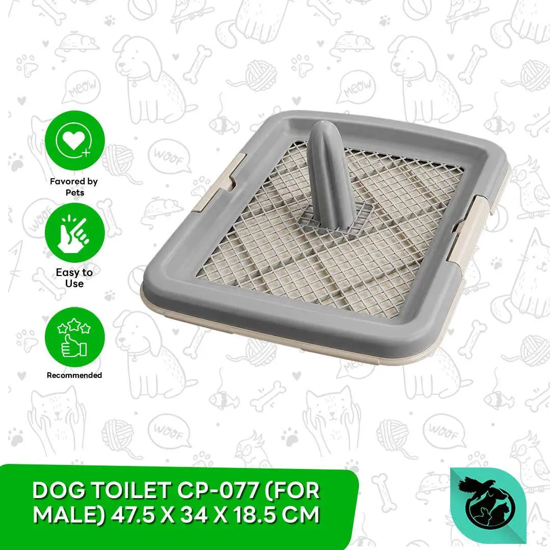 Dog Toilet Training Pee Pad Tray for Male CP-077 47.5x34x18.5cm