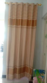 Product Review of gorden jendela rumah bahan blackout semi bludru motif embos model smokring from A**r a**7 2
