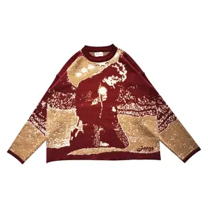 JANGO Knit Sweater Boxy Hopeless Black | Knitwear Cardigan | Sweater Rajut Unisex Premium