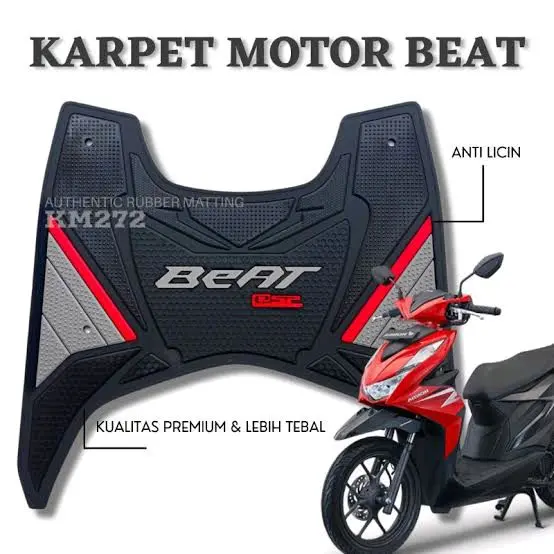 Karpet Motor Beat anti licin