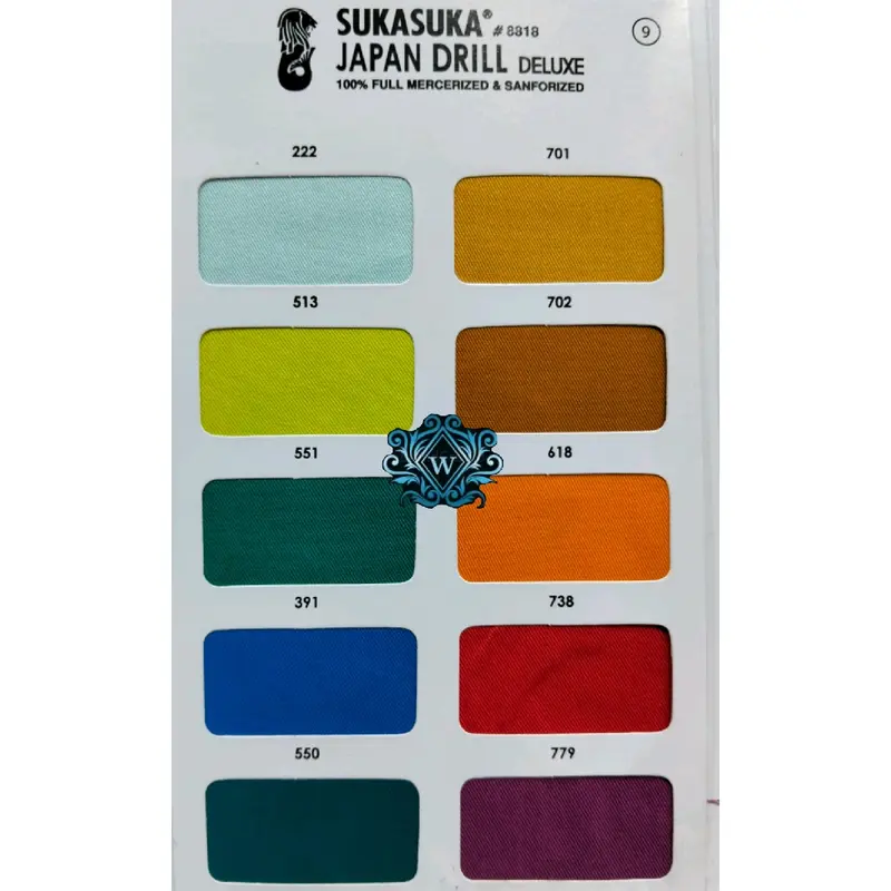 Kain Seragam Suka Suka Japan Drill 150cm - Bahan Halus dan Lembut Perlengkapan Pakaian 6