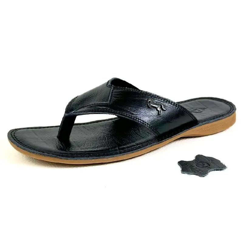 Sandal Pria Kulit Sapi Asli LOZTA A1 Premium Series - Anti-Slip & Ergonomis - Karet 3