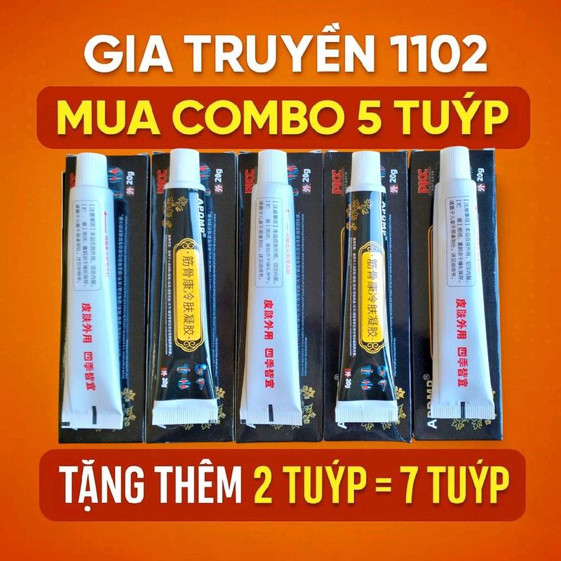 Kem Bôi hỗ Trợ xương Cơ Khớp :TUÝP 20g Tổ Chức Gel Cho Cột Sống Lưng Thoát Vị Đĩa Đệm,Thoái Hoá Bong Gân tê bì chân tay:Chứa Axit Mồ Hôi MẶT TRẮNG MẶT ĐEN HÀNG CTY CHÍNH HÃNG