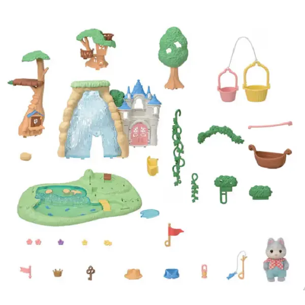 Mainan Koleksi Sylvanian Families Secret Forest Falls 1