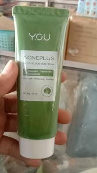 Product Review of ✨MJ 100% ORI✨ YOU AcnePlus Multi-Action Skin Cream | Moisturizer Anti Jerawat | Kulit Berminyak | Menghidrasi | Bebas Jerawat Treatment Wajah Berjerawat Perawatan Beruntusan from y**a 0