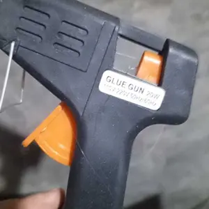 (Gratis isi lem 5 pcs) Glue Gun Mesin Lem Tembak - Hot melt Glue gun - Cocok untuk DIY, Kerajinan, dan Reparasi - Aman dan Tahan Lama - Biru Baru