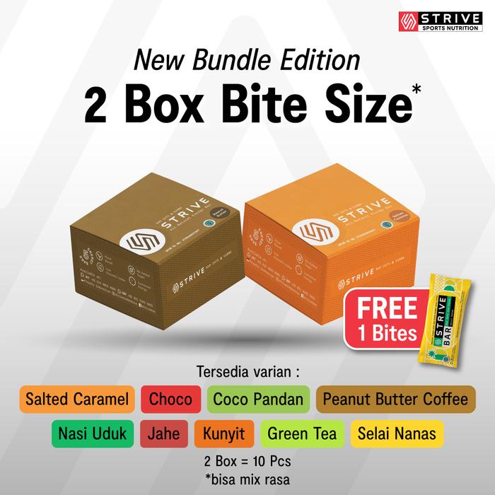 Gambar STRIVE Bite Size - New Bundle Edition - 2 box dari Strive Indonesia Kota Bekasi Tokopedia