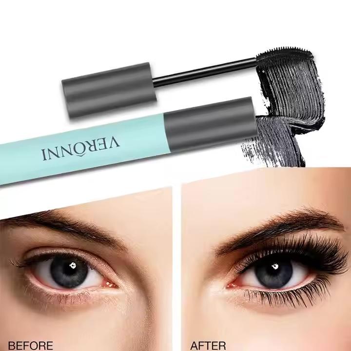 Mascara Uốn Cong Trang Điểm, Chuyên Nghiệp, Nhanh Khô, Không Thấm Nước, Màu Đen, Thích Hợp Để Trang Điểm Cosmetic Mỹ Phẩm mascara  volume 1