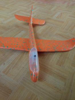 Product Review of Outdoor Garden Fun Foam Airplane Model Exquisite Glider Airplane Model Luminous Toy High Quality Exquisite Fun Children's Outdoor Play Toy Airplane Model from U**e 3