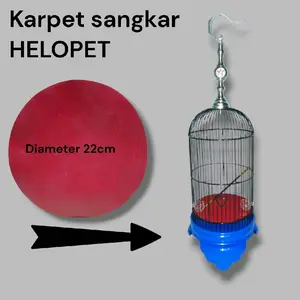 karpet helopet pleci / karper alas kotoran burung / diameter 22cm