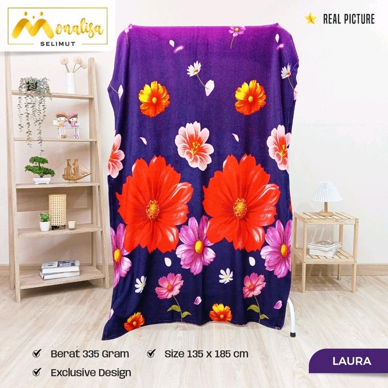 [COD] 100 RIBU ISI 5 PCS SELIMUT DEWASA UKURAN 135 X 185 CM 8