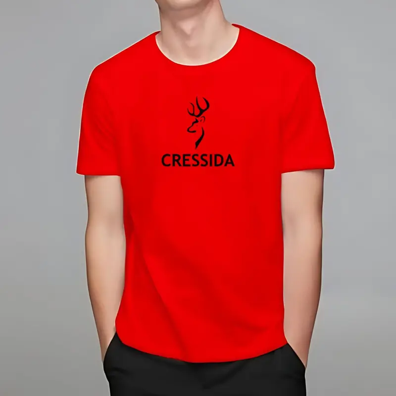 Kaos Cresida Lengan Pendek Oblong Pria Bahan Katun Combed 30s Tshirt - Nyaman & Stylish 5