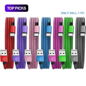 USB-C急速充電ケーブル3本セット 3.3ft／6.6ft／10ft ナイロン編み高耐久デザイン Samsung・Googleスマートフォン対応
