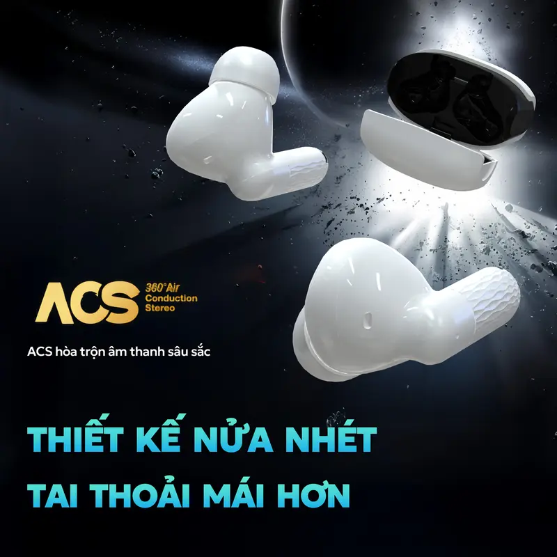 X6 Mới Nhất ENC Tai Nghe [2 Quà tặng] 1 Nhãn dán hoạt hình+1 Bao tay chơi game, Thiết kế viên nang không gian, Âm thanh nổi cấp độ HiFi, Mic tích hợp chống nước IPX5, Giảm tiếng ồn, Tương thích với iPhone và Android | BigBuy360 - bigbuy360.vn