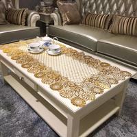 Gambar Maison Loine Taplak Meja PVC Premium Motif Gold Idul Fitri Estetik 40cm*84cm Anti Air Anti Slip untuk Meja Ruang Tamu - 8018-40cm*84cm dari Maison Loine Kota Administrasi Jakarta Utara 1 Tokopedia