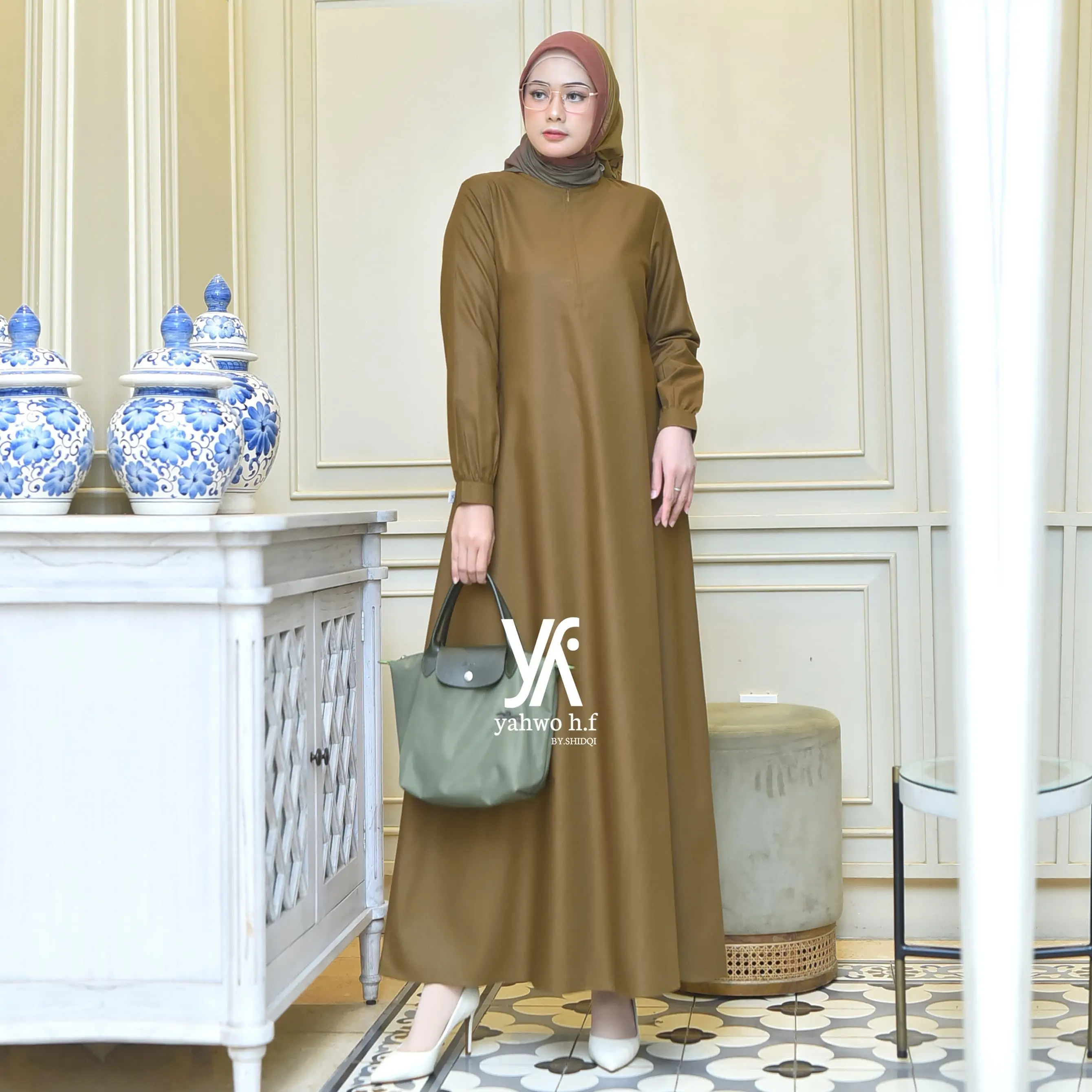 Seragam pns khaki wanita terbaru bahan toyobo/busuy/seragam PNS/ASN/pemda pdh guru/pakaian dinas/kerja Panjang Blazer/Katun seragam  tes cpns