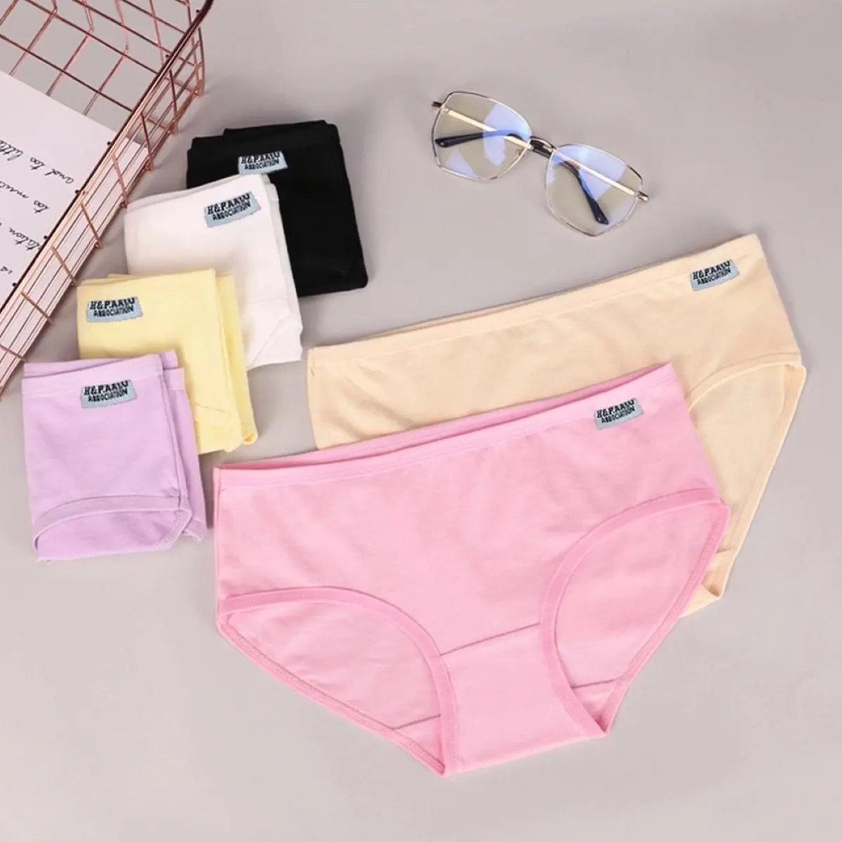 Women Colorful Brief Panties  Sweet Underwear