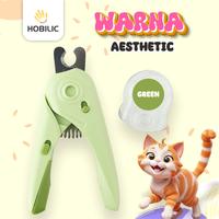 Gambar Hobilic Gunting Kuku Kucing LED Potong Kuku Anjing Kucing Kelinci Hewan Pet Nail Clipper + Kikiran - Model II Hijau dari Hobilic Kota Administrasi Jakarta Pusat 5 Tokopedia
