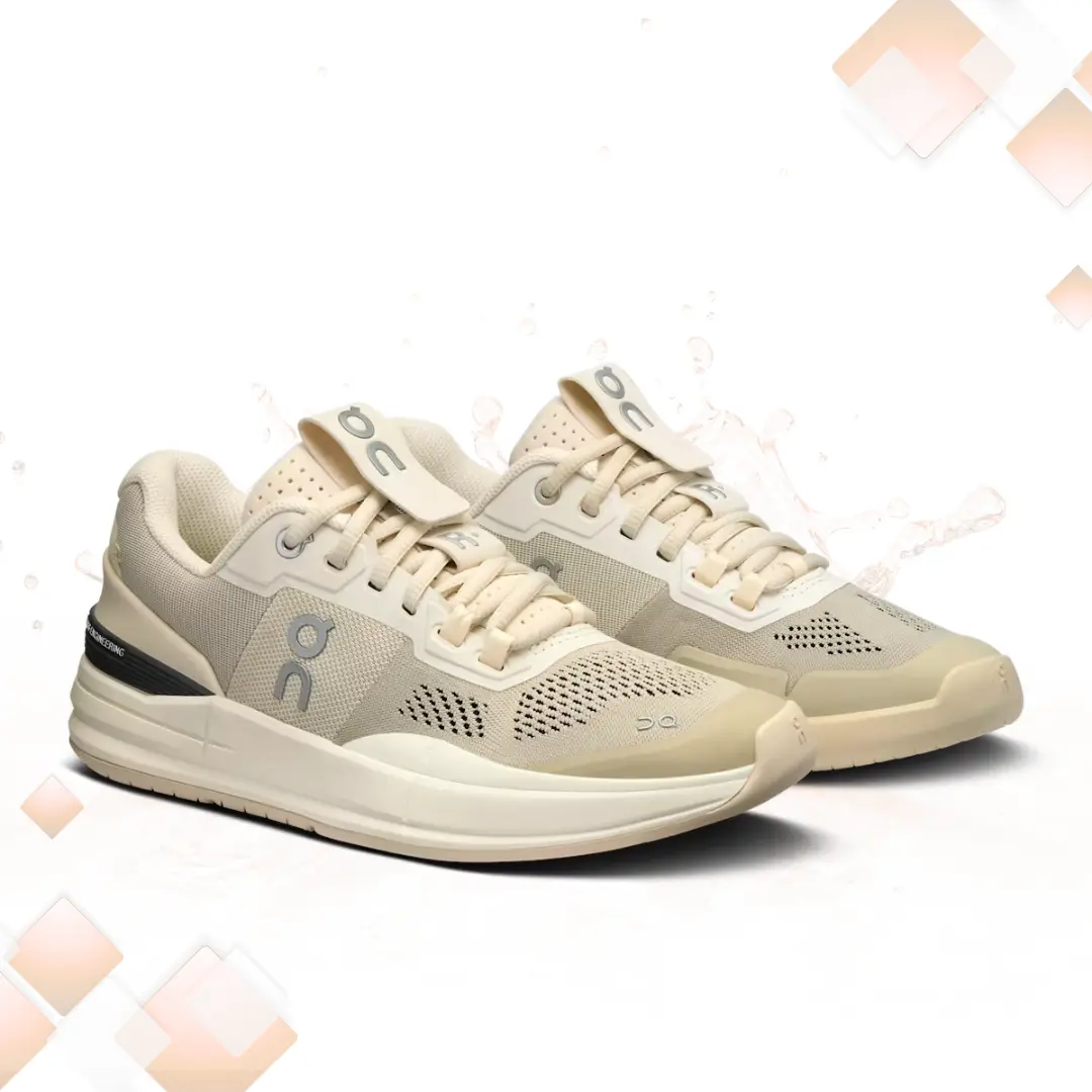 Sepatu Padel pria On Cloud The Roger Pro Ivory Sand Made In Vietnam sepatu lapangan tenis