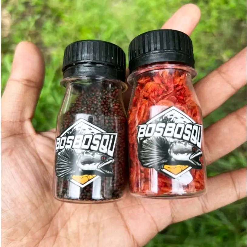 PELET DAN UDANG RIM BOS + FREE STIKER BOS BOS QU