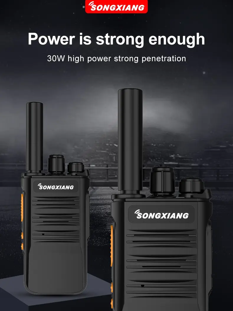 MORQTOLA R18 Walkie Talkie Handy Talkie HT Jarak Jauh 3km 2200 mAh Tahan Air Tahan Debu Benturan