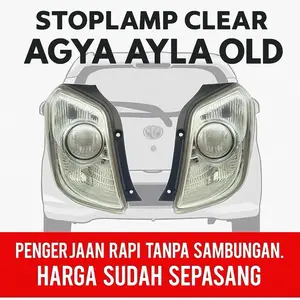 STOPLAMP AGYA AYLA OLD CLEAR SEPASANG aftermarket PNP
