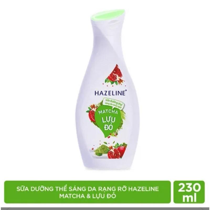 Hazeline Sữa Dưỡng Thể Sáng Da Rạng Rỡ Matcha & Lựu Đỏ 230ml