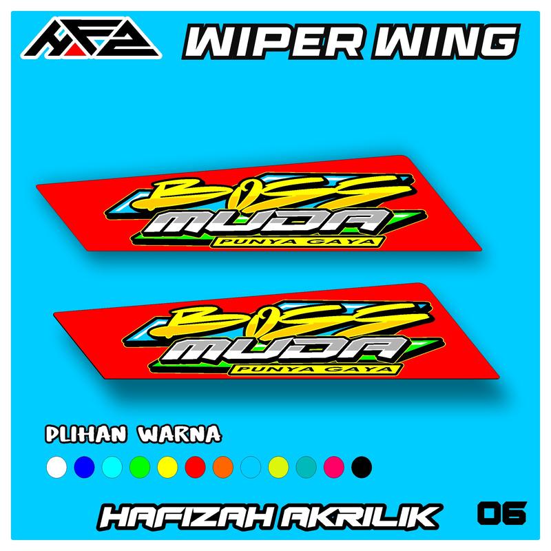 variasi wiper wing mobil truk dan pick up banyak pilihan warna kode006 0