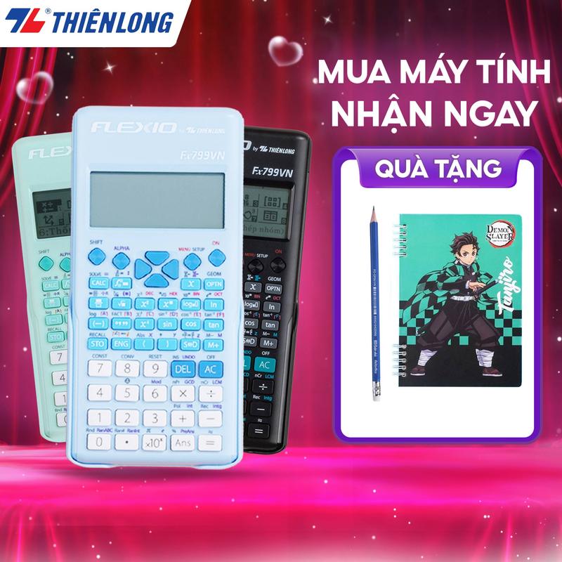 Máy tính khoa học Thiên Long Flexio Fx799VN