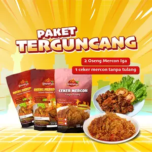 Paket Terguncang (2 iga mercon + 1 ceker mercon) Tanpa Tulang Bolosego