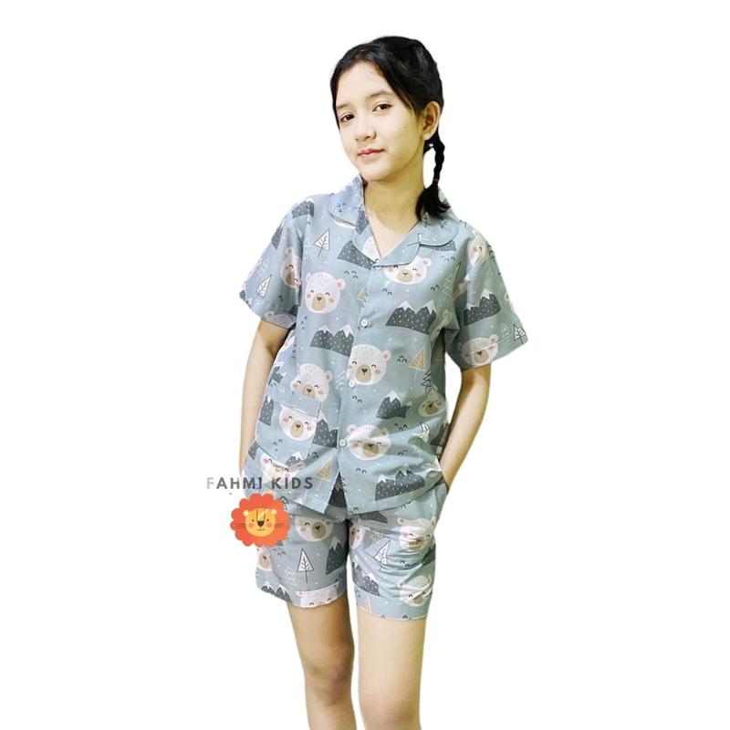 Product Introduction of Piyama wanita bahan kain katun premium,baju lengan pendek,celana pendek pake saku paspoal/saku bobok 3