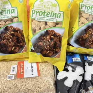 Proteina Daging Analog L Besar 250gr – Pengganti Daging Nabati Tinggi Protein, Vegan & Sehat