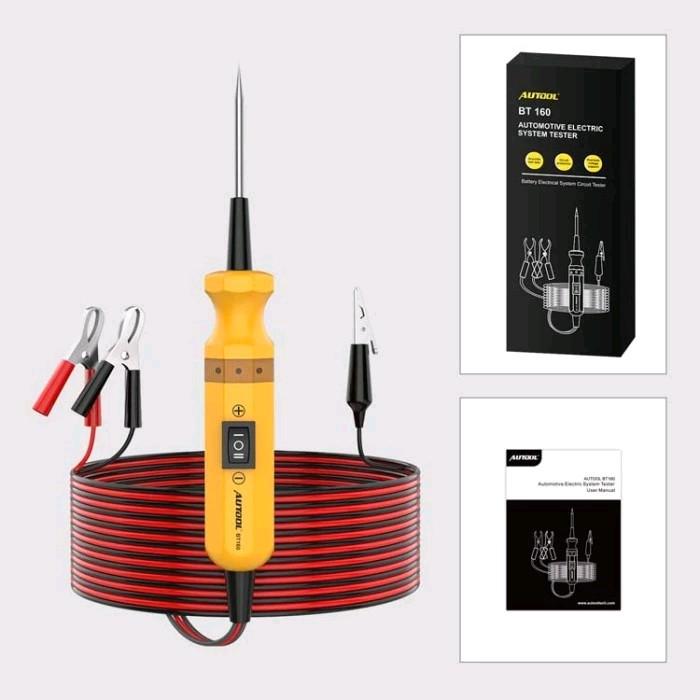 Autool BT-160 Circuit Tester 12V-24V Diagnostic Tool 4