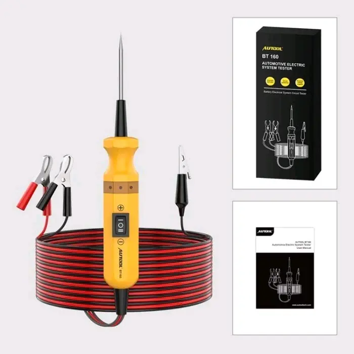 Autool BT-160 Circuit Tester 12V-24V Diagnostic Tool 4