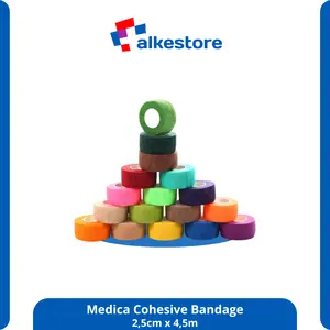 Cohesive Bandage/Finger Tape/Perban Elastis 2,5cm x 4,5m